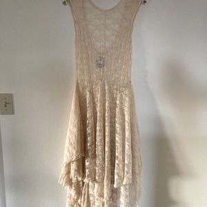 Free People Courtship Lace Dress - Ivory